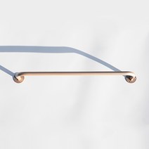 지엔디스플레이 옷가게 고정식 드레스룸 파이프 옷걸이바 옷정리 폴 벽행거 철제 백화점 다용도 압축봉헹거 수건걸이 압축봉, 15. 샴페인 골드(가로60cm)