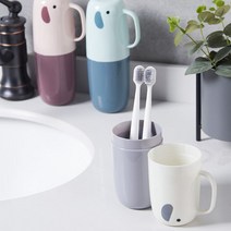 ABM 코끼리 손잡이 양치컵(색상랜덤), 상세페이지 참조