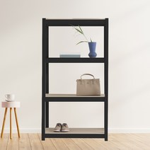 베란다선반 팬트리장 철제수납장 4단 500 x 300 x 900, 화이트