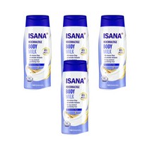 이사나 바디밀크 400ml ISANA reichhaltige Bodymilk, 4팩