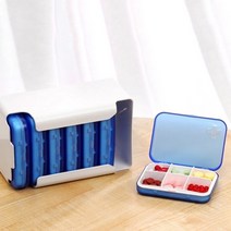 [바보사랑] 6칸 7일키트_알약케이스 휴대용약통 약보관함, 상세 설명 참조