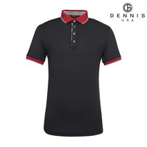 [데니스골프]메쉬소재요꼬에리반소매티셔츠_N18MMTS009