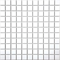 자기질모자이크타일 25mm 화이트 무광 11장 [박스판매=1해배]