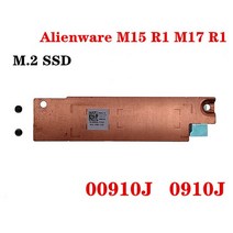 노트북 SSD 브래킷 프레임 방열판 Dell Alienware M15 M17 X15 X17 R1 R2 R3 R4 R5 R6 R7 M.2 2230, 01 00910J