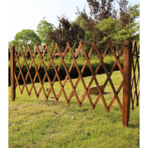 방부목 휀스 자바라 접이식 나무 울타리 격자 가림막 조립 우드 펜스 마당 정원 테라스 가든 벽 전원주택 화단 난간 담장 베란다 목재 야외 원목 발코니, 뾰족말뚝 90 확장길이 180 높이 90 cm