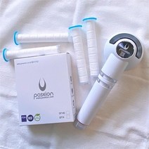 [포세이온] 이온수 샤워기 화이트+녹물제거 필터, 화이트1개+녹물필터1박스