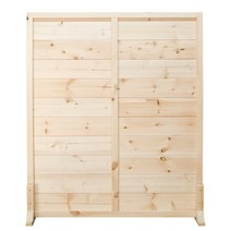 아이베란다 레드파인 라인 원목파티션 칸막이 가벽 사무실 거실 파티션, 라인 파티션 1000x1200mm(지지대별도)