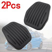 자동차 페달 커버 2Pcs 자동차 클러치 브레이크 고무 페달 패드 교체 커버 MK2 포커스 III CMAX Kuga 액세, 한개옵션0