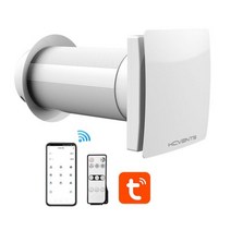 창틀환풍기 환기팬 싱글 룸용 와이파이 열회수 장치 분산 환기 시스템 VT501, 미국, VT501 WIFI