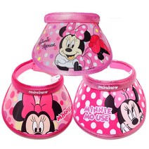 디즈니 미니마우스 썬캡 / 여아 모자 캐릭터 모자 햇빛차단 썬캡