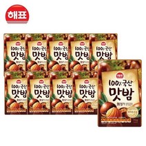 해표 국산 맛밤 70g, 10개