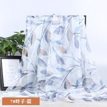 32평 33평 40평 24평 거실 커튼 나비주름 쉬폰커튼 30d 인쇄 된 쉬폰 원단 바느질 드레스 의류 스커트 그라디언트 컬러 얇은 식물 꽃 부드러운 드레이프 화이트 레드