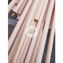 우드창고 레드오크 목봉 프리미엄 북미산 30파이x3000mm 목봉 원주목 나무봉환봉 옷걸이봉 홈데코 셀프인테리어