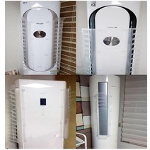 스탠드에어컨 투인원에어컨 벽걸이에어컨 바람막이 LG 삼성 케리어 에어컨, 원형2장 + 투명겔테이프, 1세트