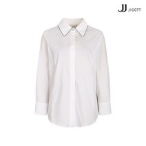 JJ지고트 스캘럽 자수 칼라 블라우스 GM4M0BL95
