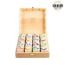 쌍계명차 큐브 우드 16P 선물세트 5개입