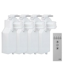 [쿠사]전동블라인드 본체4+4채널리모컨 암막롤커튼 셀프설치;암막블라인드_블라인드커튼~6265EA+V