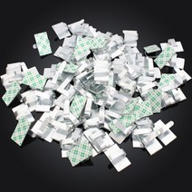 케이블 정리용 메탈 클램프 (25x15mm/100EA) 넷매이트NMT-CB4, 상세페이지 참조, 상세페이지 참조