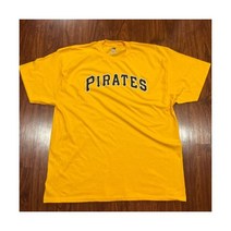 마제스틱 남성 피츠버그 파이어리츠 옐로우 저지 셔츠 2XL XXL 야구 MLB