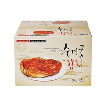 국산 수미궁 김치 5KG/솔밭골 맛 좋은 시원한 벌크 대용량