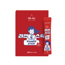 라면 스프 스틱 국물 차 티백 매운맛 여행 낚시 캠핑 조리용 20개입, 1개입