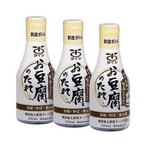 태자식품 두부양념 200ml 3개 간장 가다랭이포 육수 냉두부/계란덮밥/된장국/유두부 두부 이외에도 189714, ３本
