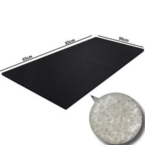 헬스기구매트 운동기구 런닝머신 실내자전거 소음방지 방음 바닥매트, 22mm 85x90 2p