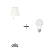 ÅRSTID 플로어스탠드, 화이트+전구
