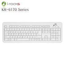 아이락스 X-SLIM 팬타그래프 키보드 KR-6170, 화이트, KR-6170 X SLIM