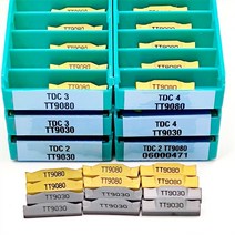 저렴한 TDC2 TDC3 TDC4 TT9030 10Pcs 엔드 밀링 커터 CNC 가공 금속 선반 부품 카바이드 터닝 도구, [04] TDC 3 TT9080, 04 TDC 3 TT9080