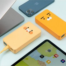 카카오프렌즈 사각 PD 보조배터리 20000mAh USB, WPB20000_PD, 라이언