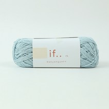 [앵콜스] (10+1)이프 if 코바늘실 네트백뜨기 뜨개실 털실 여름실, (5볼묶음)256 인디연민트