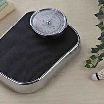 DT01 기계식 체중계 아날로그 디자인 저울 독일산, 상세이페이지 참고, 검은 색