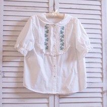 우리들의 블루스 엄정화 한지민 임수향 박나래 아이유 제니st 자수 공주풍 카라 화이트 셔츠 블라우스