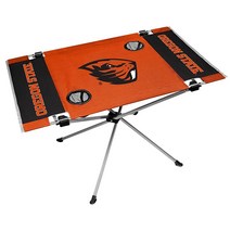 NCAA 휴대용 폴딩 엔드존 테이블 31.5 x 20.7 19인치 보이시 스테이트 브롱코즈, Oregon State University