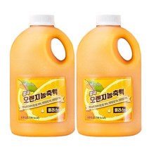 흥국에프앤비 오렌지 농축액 플러스 1.5L 2개, 선택안함, 선택안함