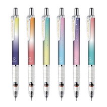 제브라 그라데이션 컬러 한정판 델가드샤프 0.5mm 레드, 1개