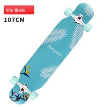 롱보드 초보자용 스케이트보드 초보자용 성인 더블 리프트 전문 킥보드, Cb556 블루