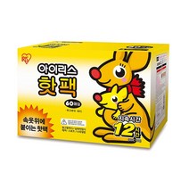 코스트코 붙이는핫팩(60매) 캠핑 야외 군인 생리통핫팩 몸에붙이는, 단품