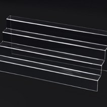 투명 계단식 아크릴 진열대 박람회 전시다이