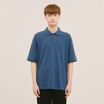잠뱅이 남성 자수로고 피케 TS 블루 AK2WTS20-BL