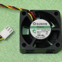 Cooler B54 SN 부상 KDE1204PKVX A 4020 40mm x 냉각기 팬 12V 3.8W 3 선 핀 커넥터 CISCO 라우터, 한개옵션0