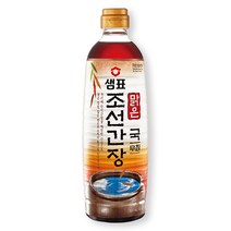 샘표 맑은 조선 간장, 500ml, 2개