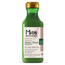 Maui Moisture Thicken and Restore + Bamboo Fibers 샴푸로 변환 중이거나 자연스러운 모발을 부드럽게 하고 부서지기 쉬운 모발을 재생시킴 비건, 샴푸.