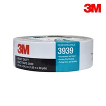 쓰리엠 3939 강력 덕트 테이프 실버 48mm x 54.8m, 1개