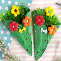 꽃다발만들기 졸업 입학 초등 미술 diy 재료 키트 방과후수업, 5인세트