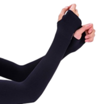 Wearless 토시 팔토시 손등 손목 2p x 10개 세트, 블랙(손등커버형) 10개입