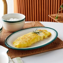 L 키노 한식기 오벌접시