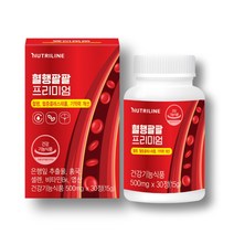 혈행팔팔 콜레스테롤 혈행개선 호모시스테인 모나콜린K 징코 홍국 은행잎추출물, 30정, 1박스