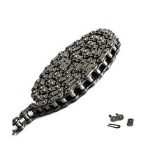 Jeremywell 35 롤러 체인 91 4cm(3피트) 고 카트 미니 자전거 스쿠터 ATV MTV 비포장 자전거 및 기타 산업 기계용 연결 링크 1개 포함